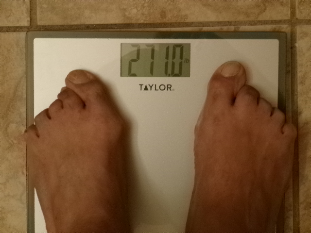 Up 2.8 This Week’s Weigh-In (271), This is Bad and a Half!!!!!!